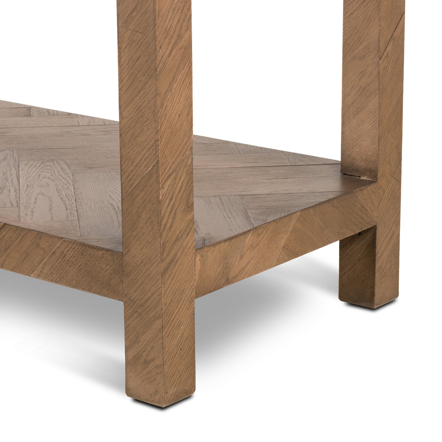 Lamar Console Table-Matte Brown Veneer