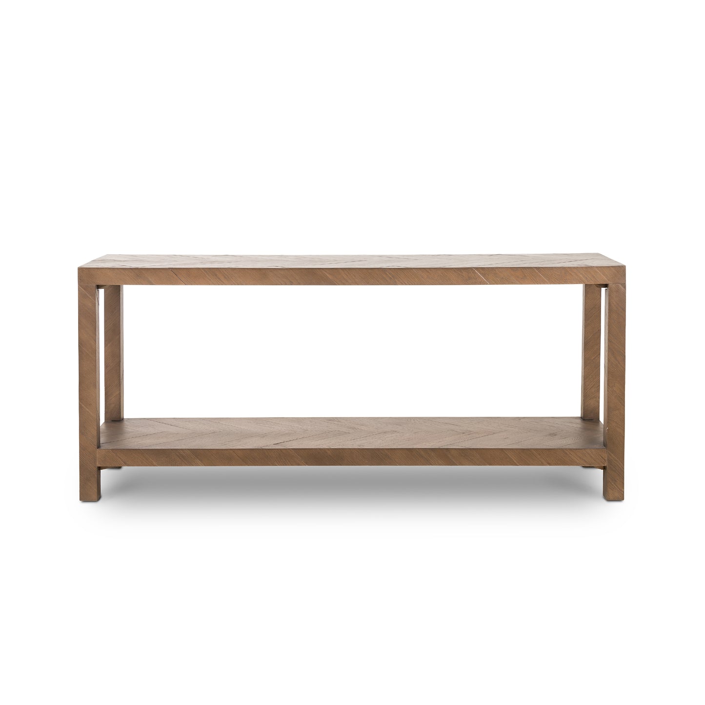 Lamar Console Table-Matte Brown Veneer