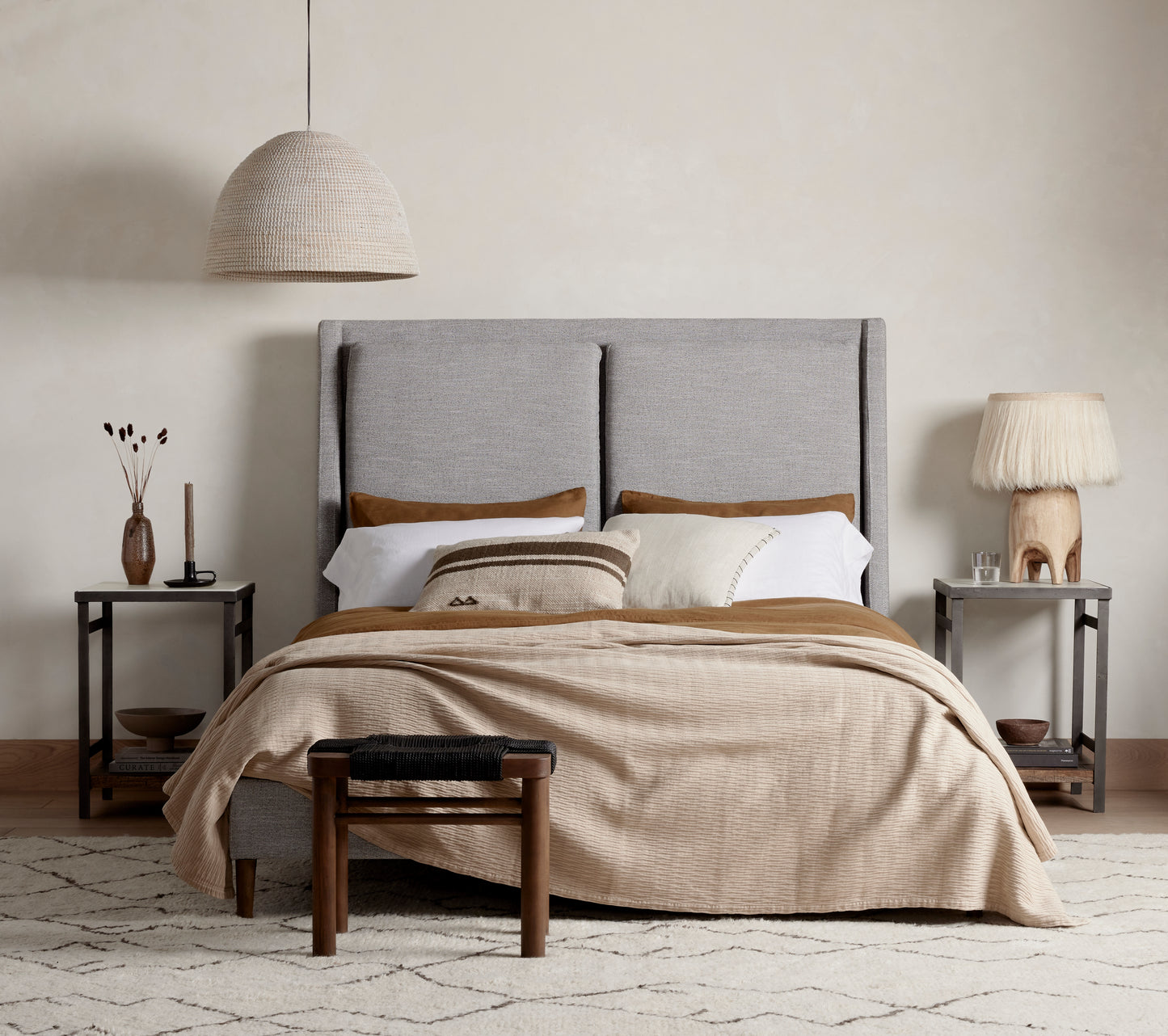 Potter Bed-Manor Grey-King