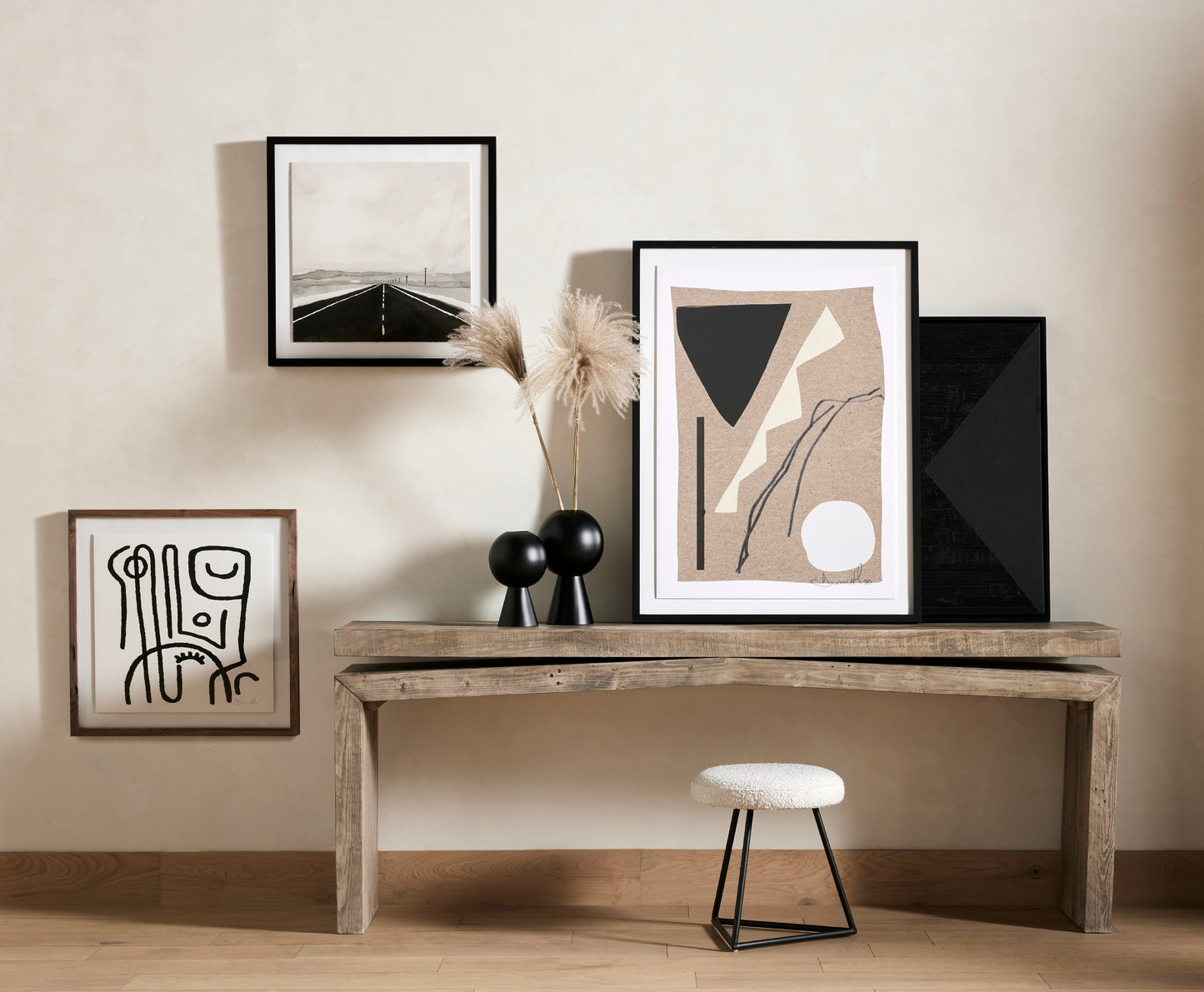 Matthes Console Table-Weathered Wheat