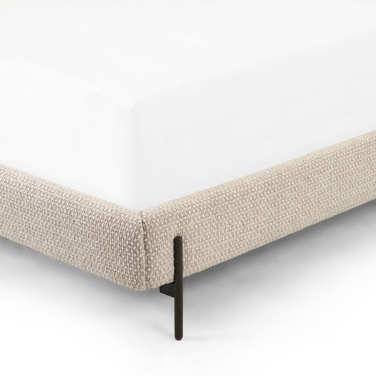 Dobson Bed-Perin Oatmeal-Queen