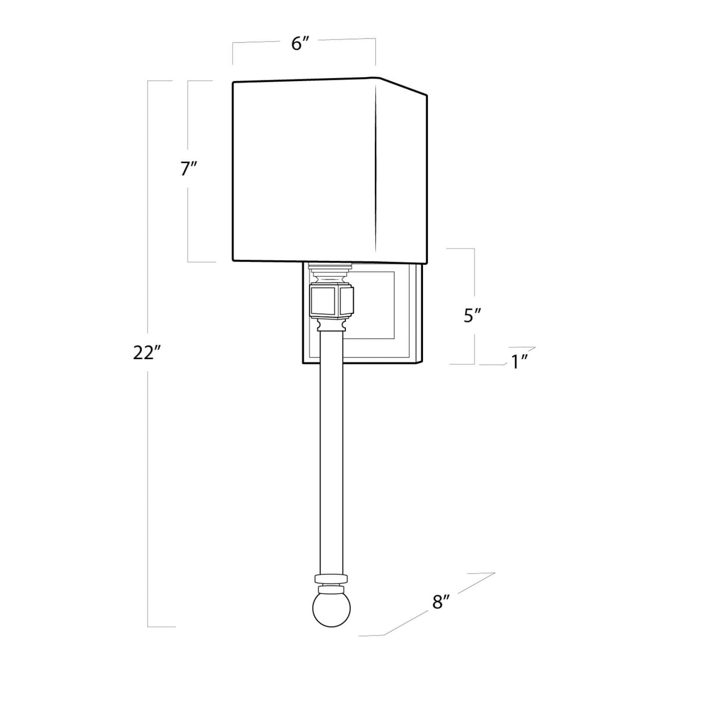 Crystal Tail Sconce