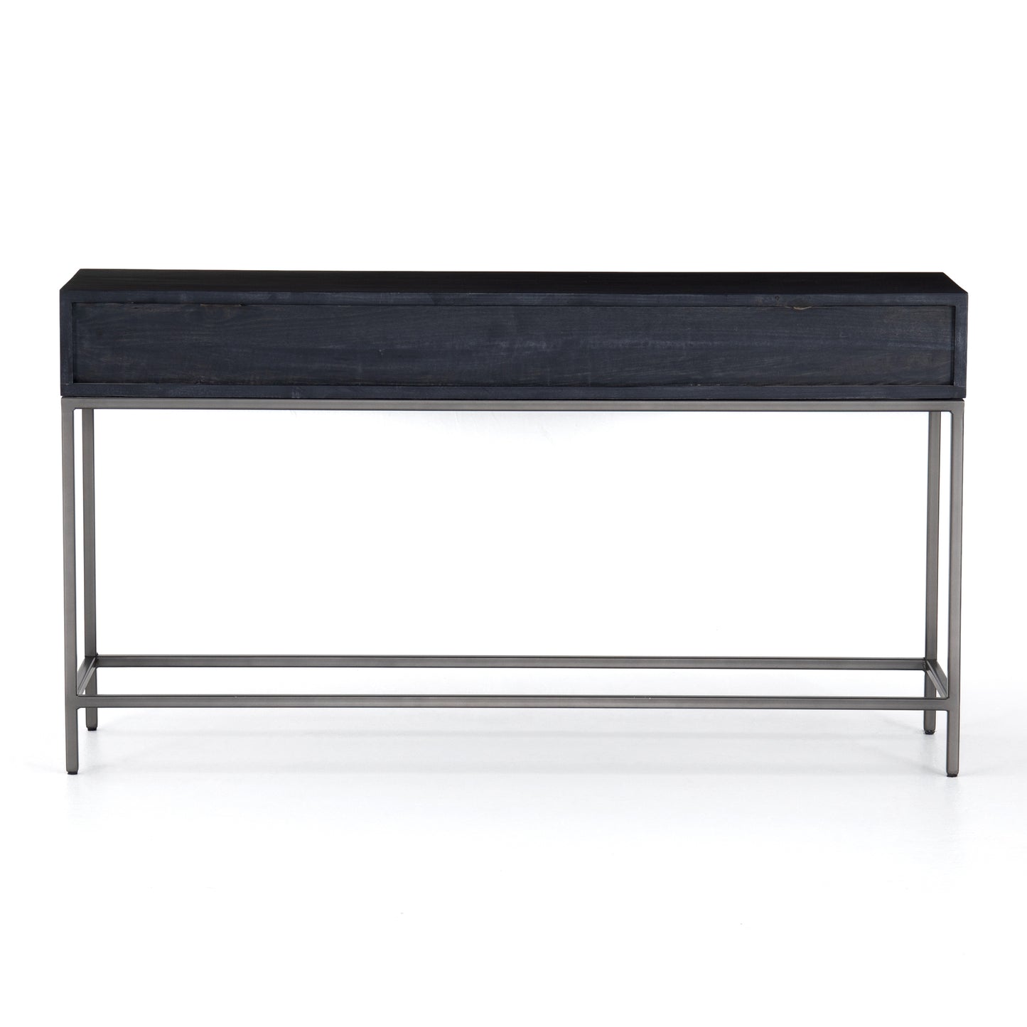 Trey Console Table-Black Wash Poplar