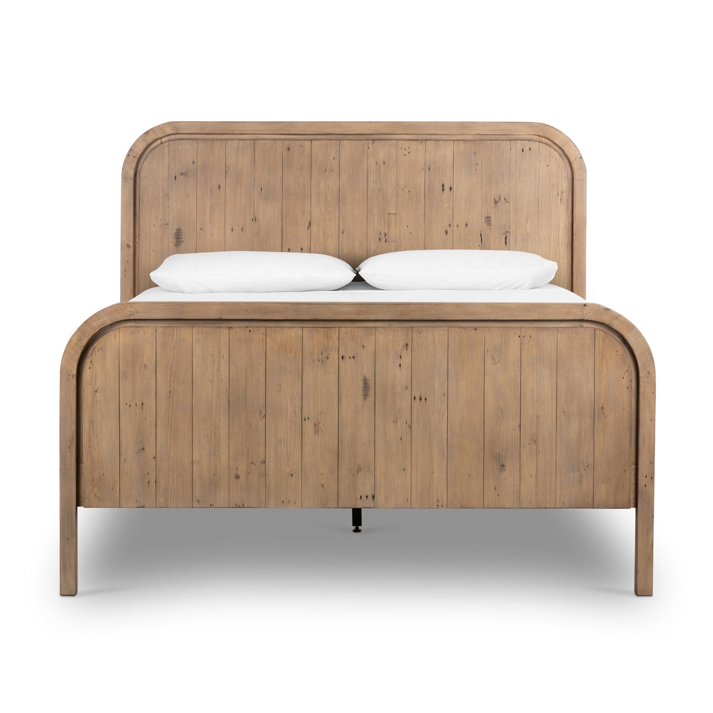 Everson Bed-Scrubbed Teak-Queen
