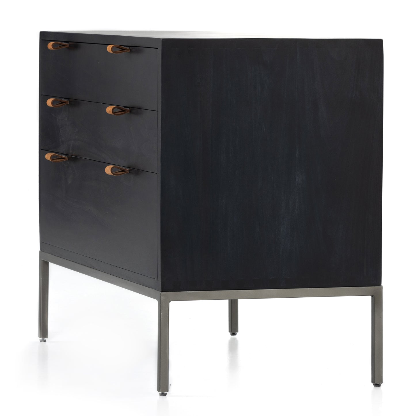 Trey Large Nightstand-Black Wash Poplar