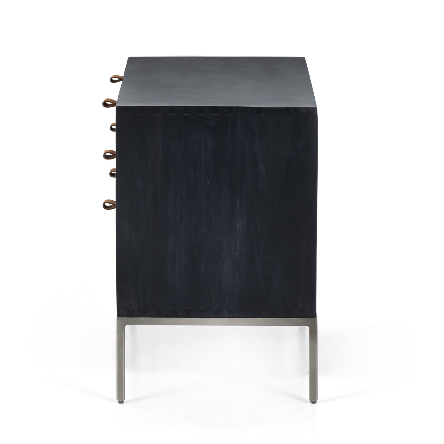 Trey Large Nightstand-Black Wash Poplar
