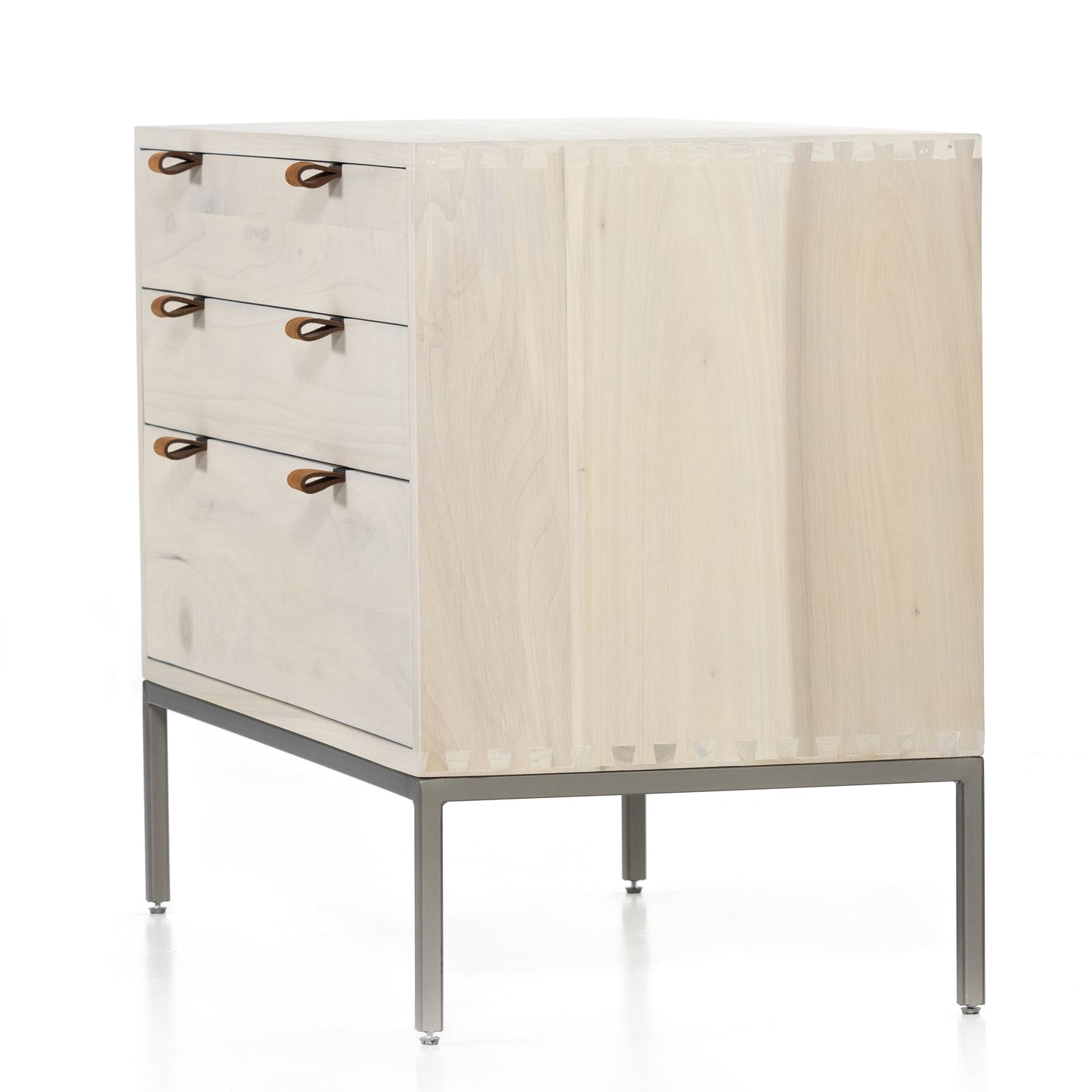 Trey Large Nightstand-Dove Poplar