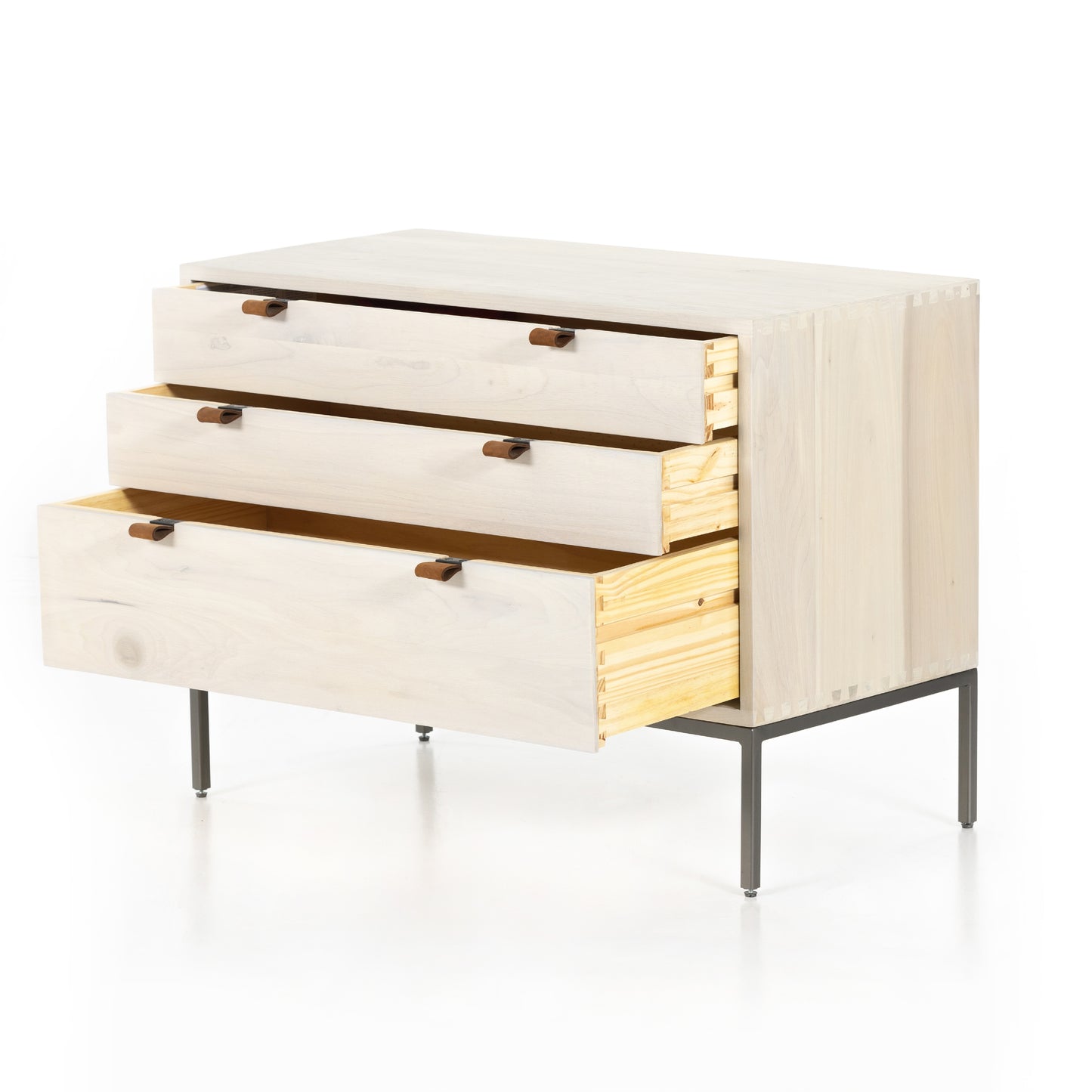Trey Large Nightstand-Dove Poplar