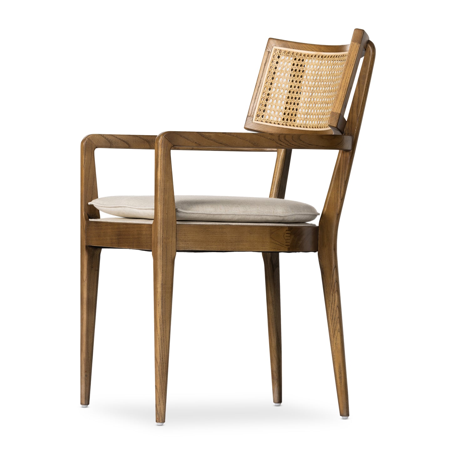 Britt Dining Armchair-Savile Flax