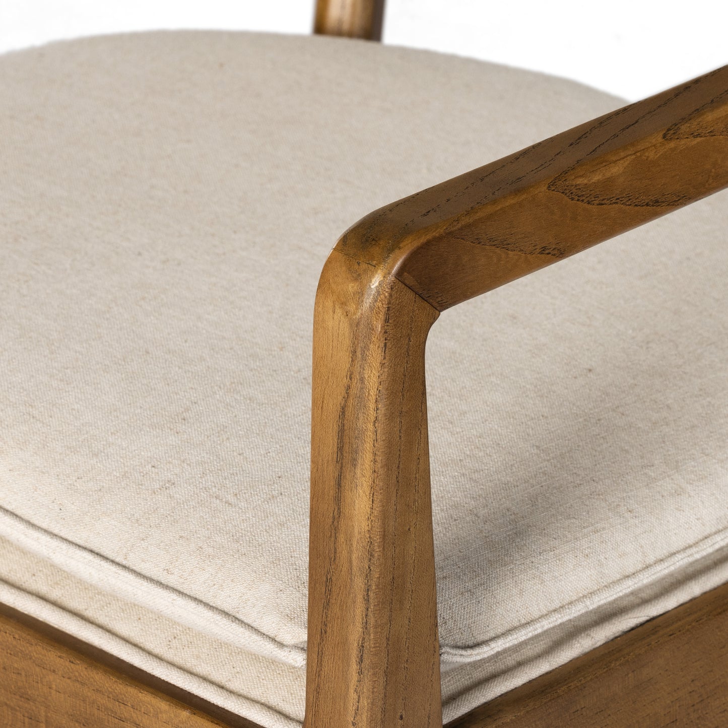 Britt Dining Armchair-Savile Flax