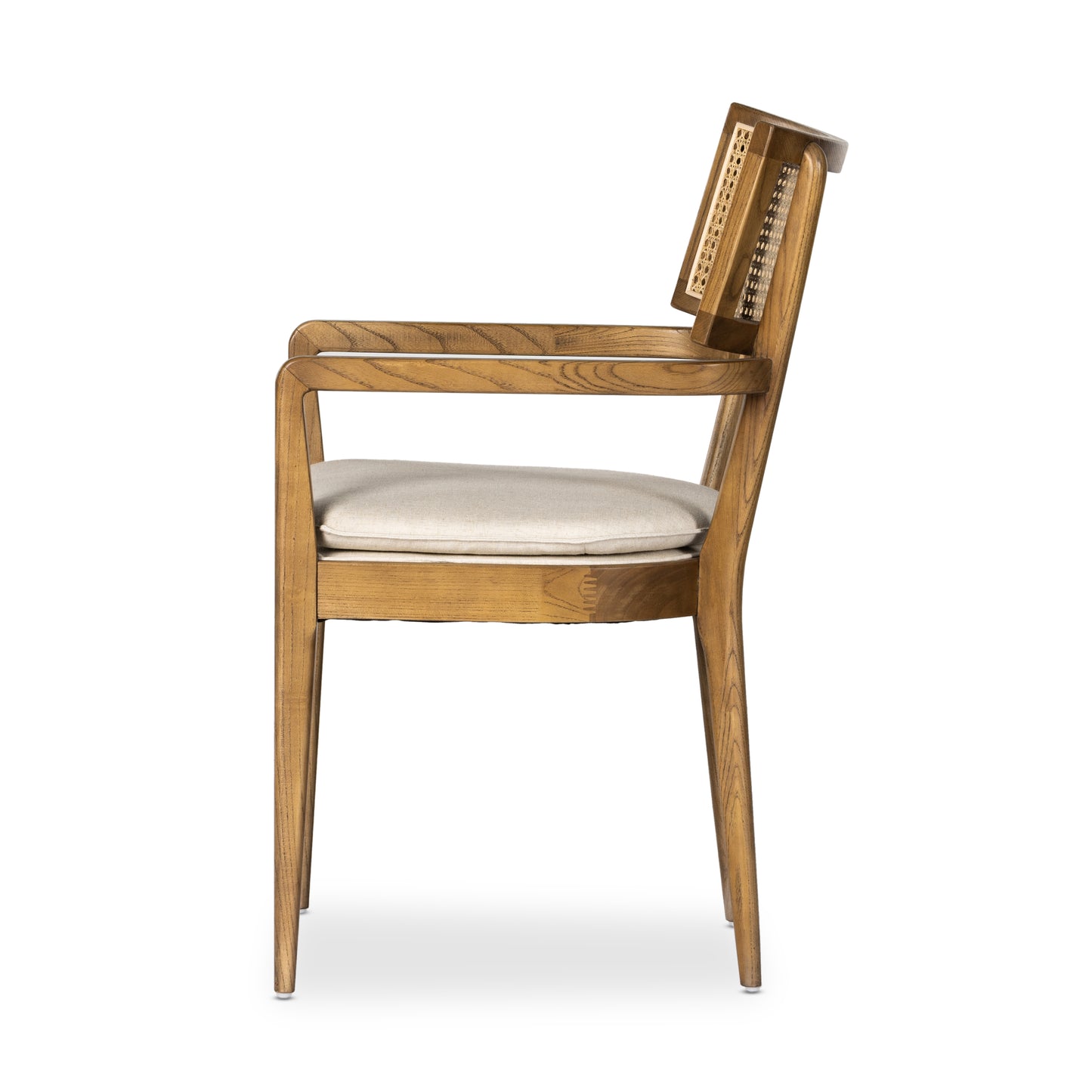 Britt Dining Armchair-Savile Flax
