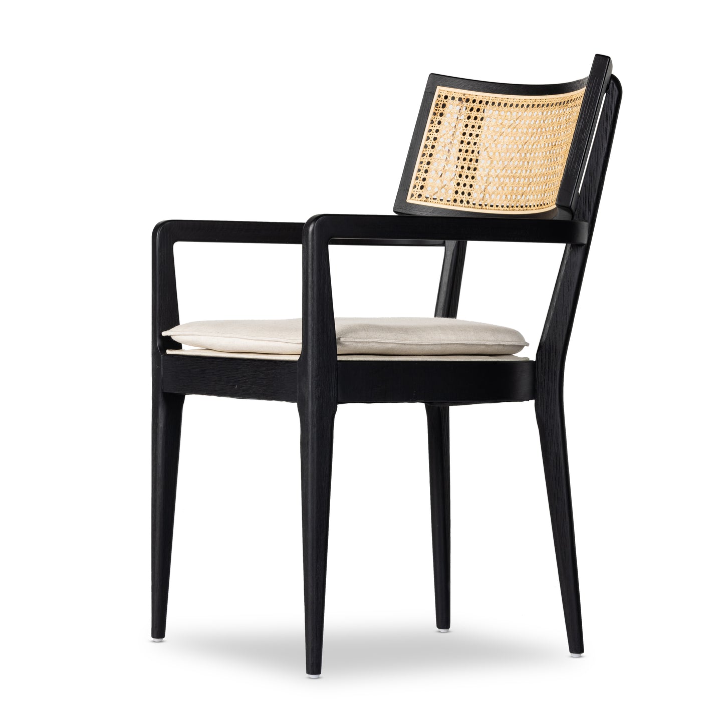 Britt Dining Armchair-Savile Flax