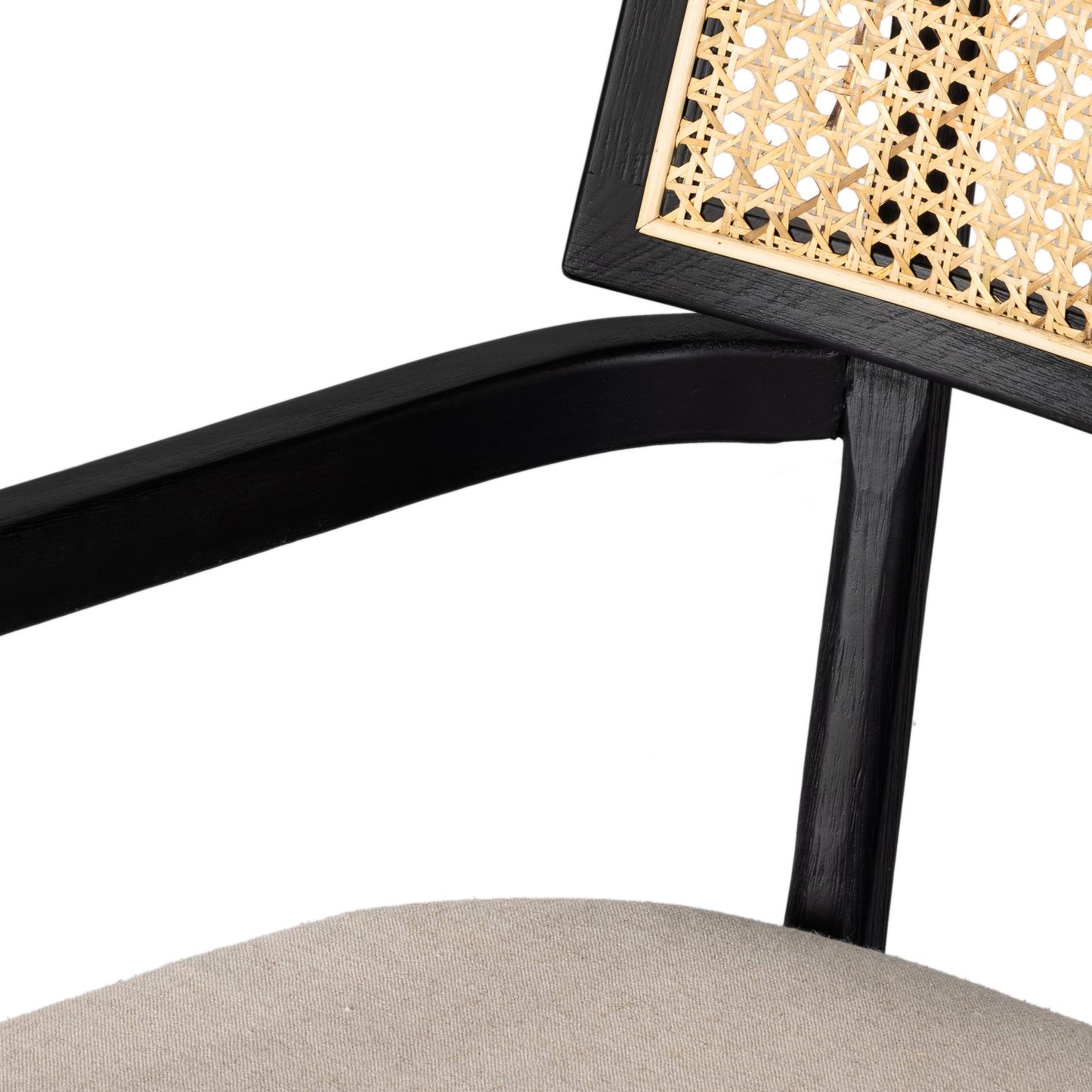 Britt Dining Armchair-Savile Flax