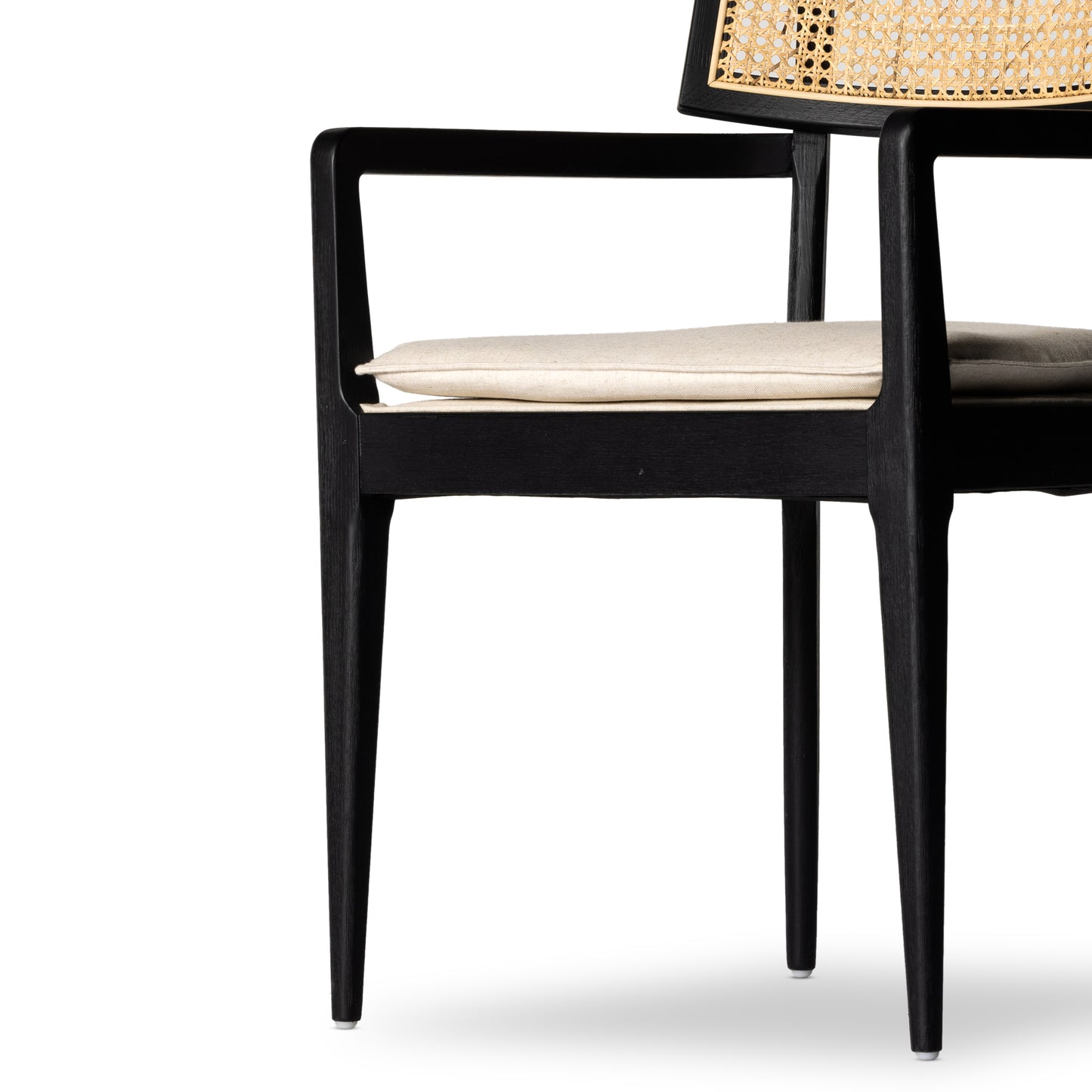 Britt Dining Armchair-Savile Flax
