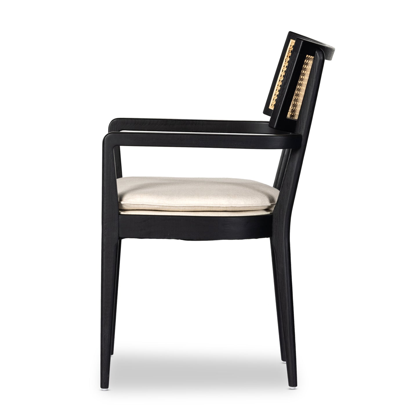 Britt Dining Armchair-Savile Flax