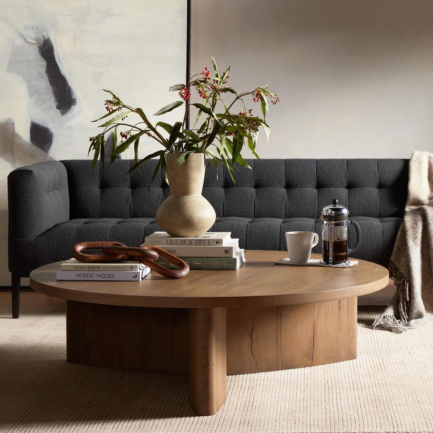 Toli Coffee Table - Wood