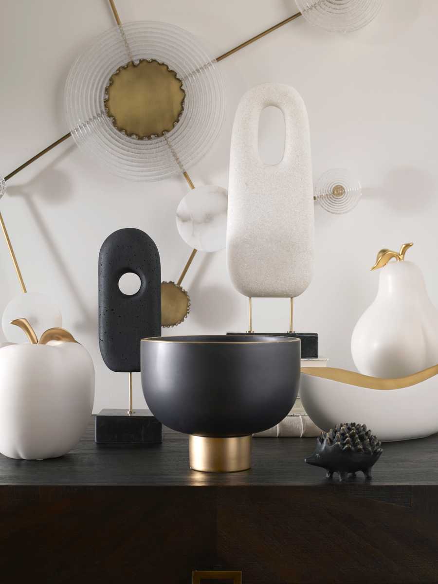 Offering Bowls - Black, S/2