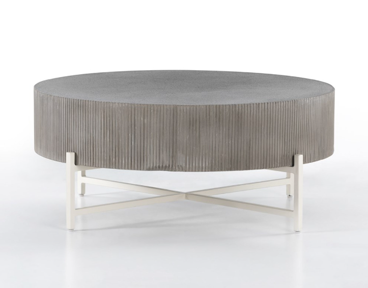 Jolene Outdoor Coffee Table-Gry Terrazzo