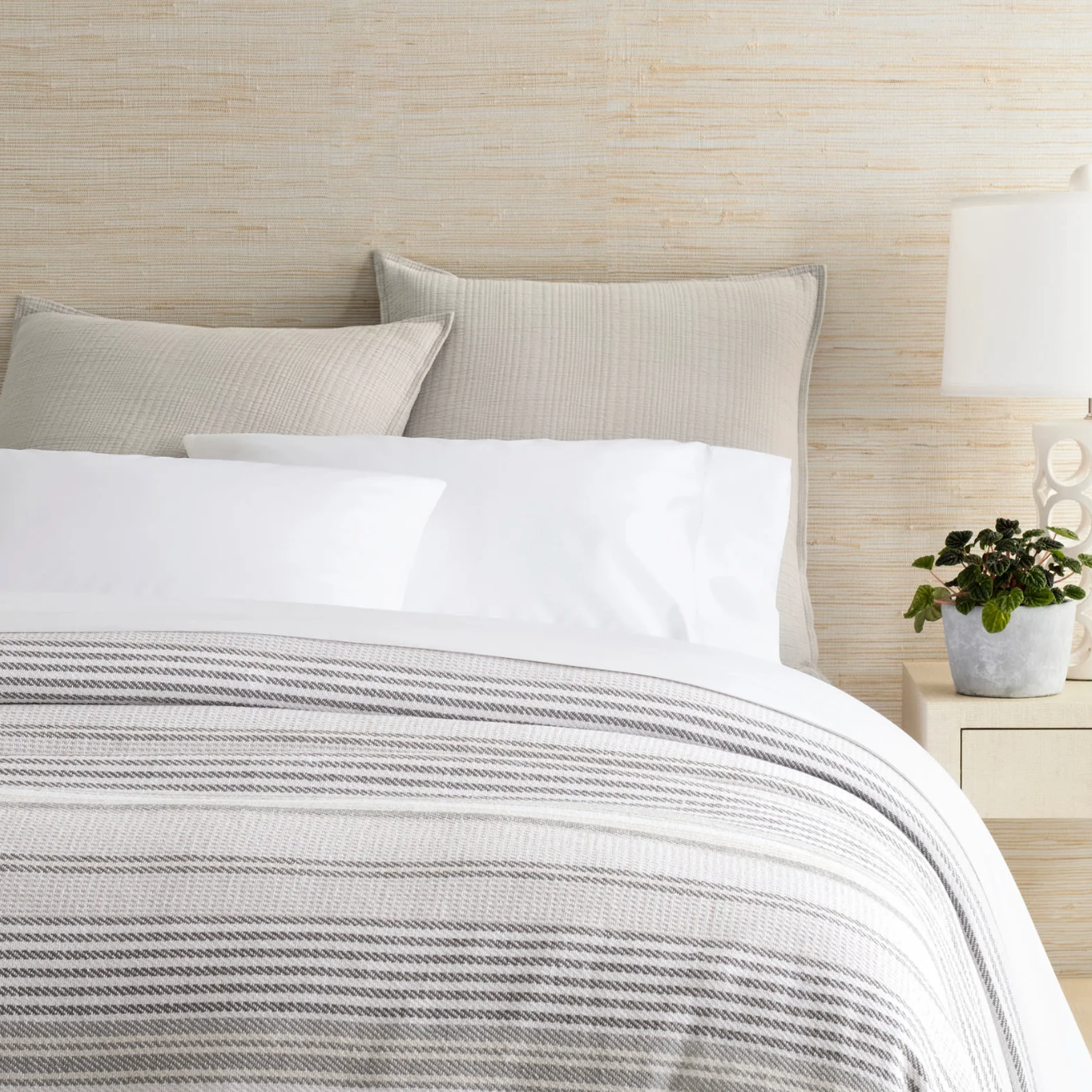 Gradation Ticking blanket