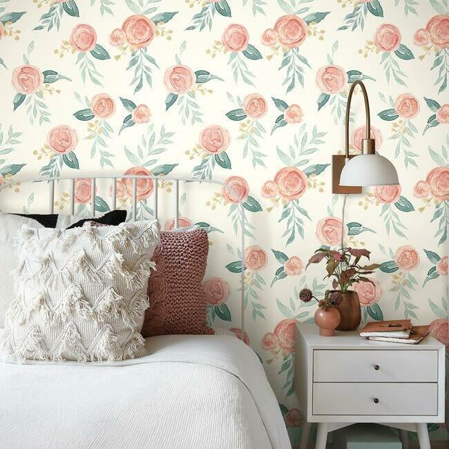 Watercolor Roses Wallpaper