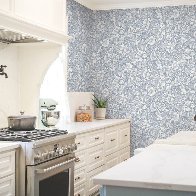 Modern Acanthus Premium Peel + Stick Wallpaper