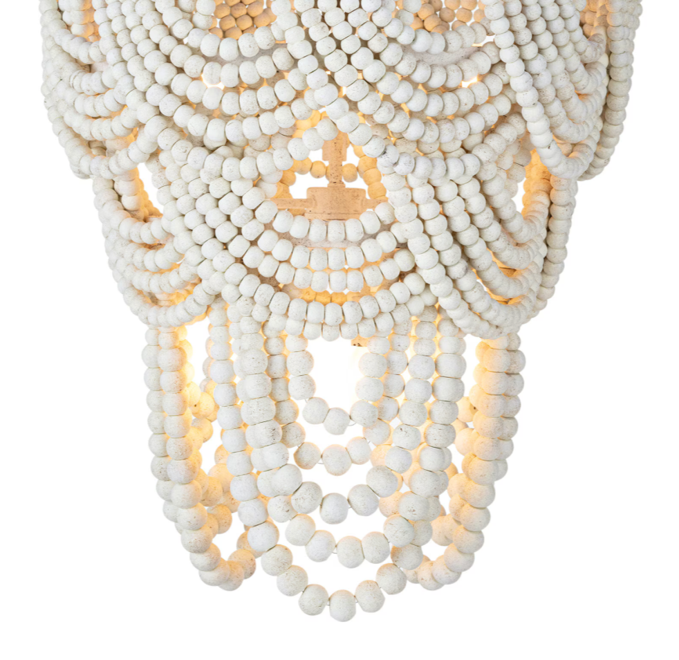Lorelei Wood Bead Chandelier