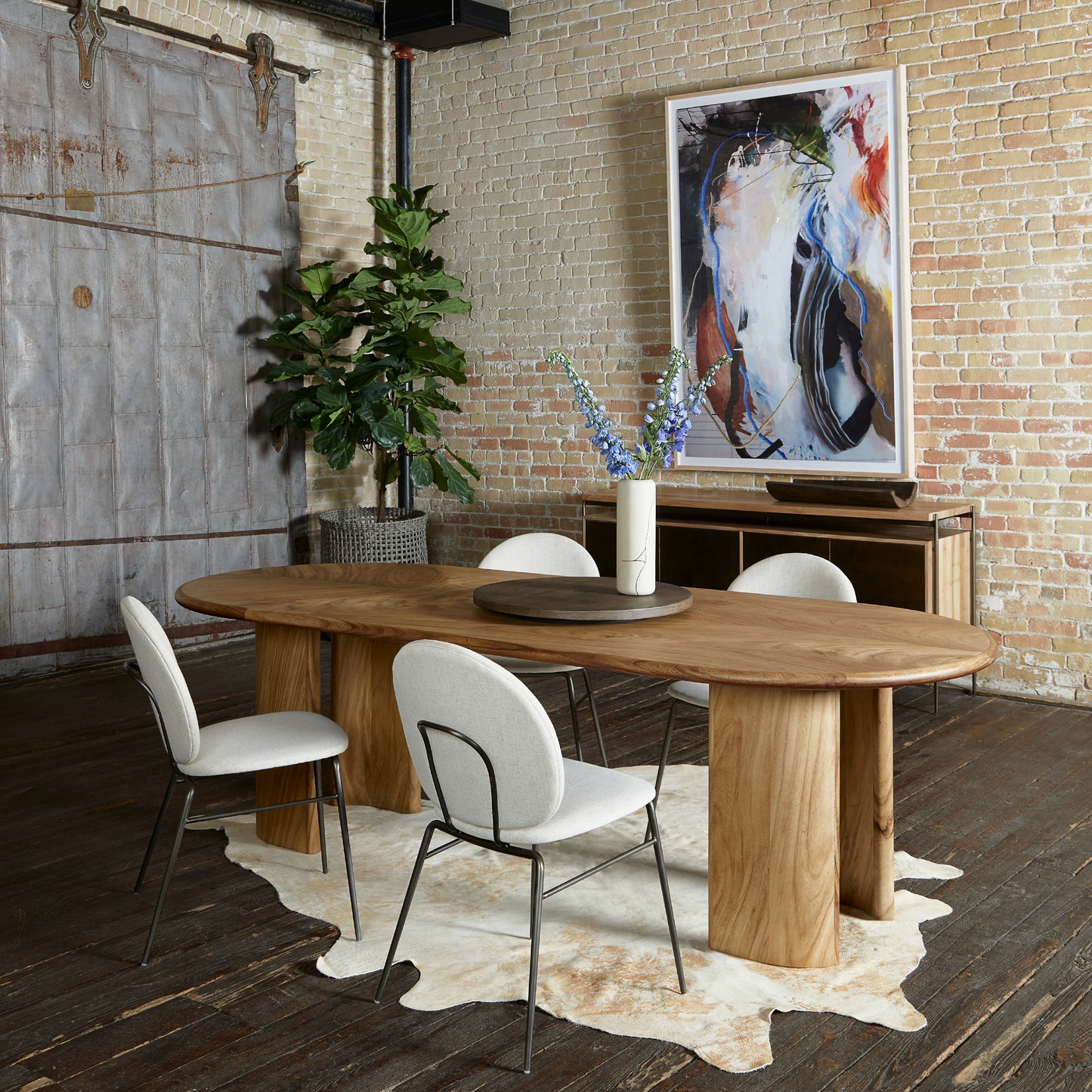 Lunas Oval Dining Table