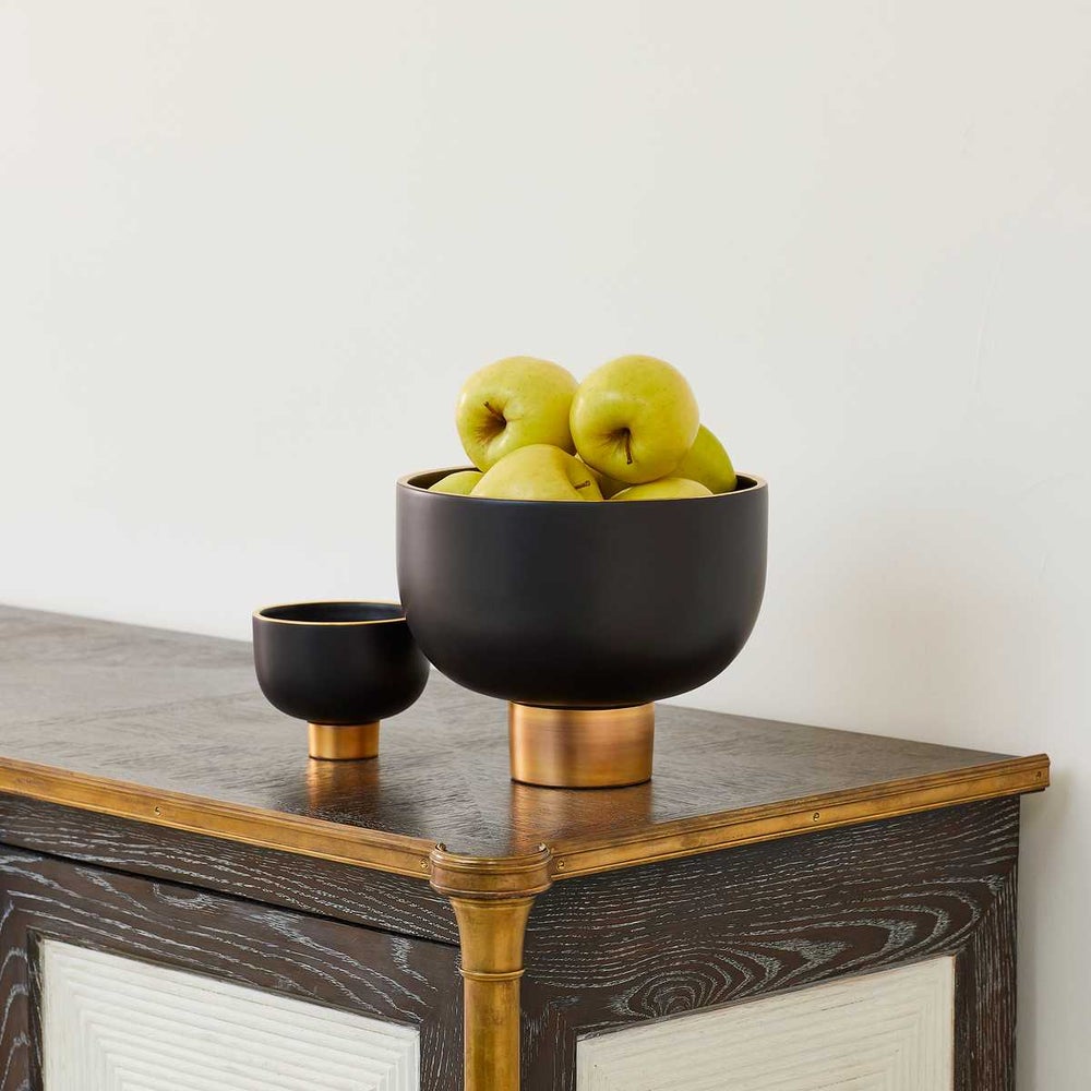 Offering Bowls - Black, S/2