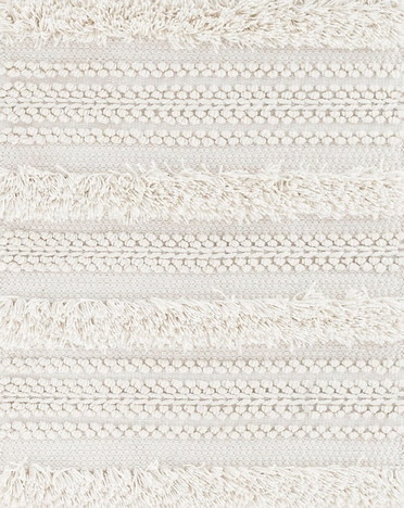 Zhara Stripe Ivory Handwoven Indoor/Outdoor Rug