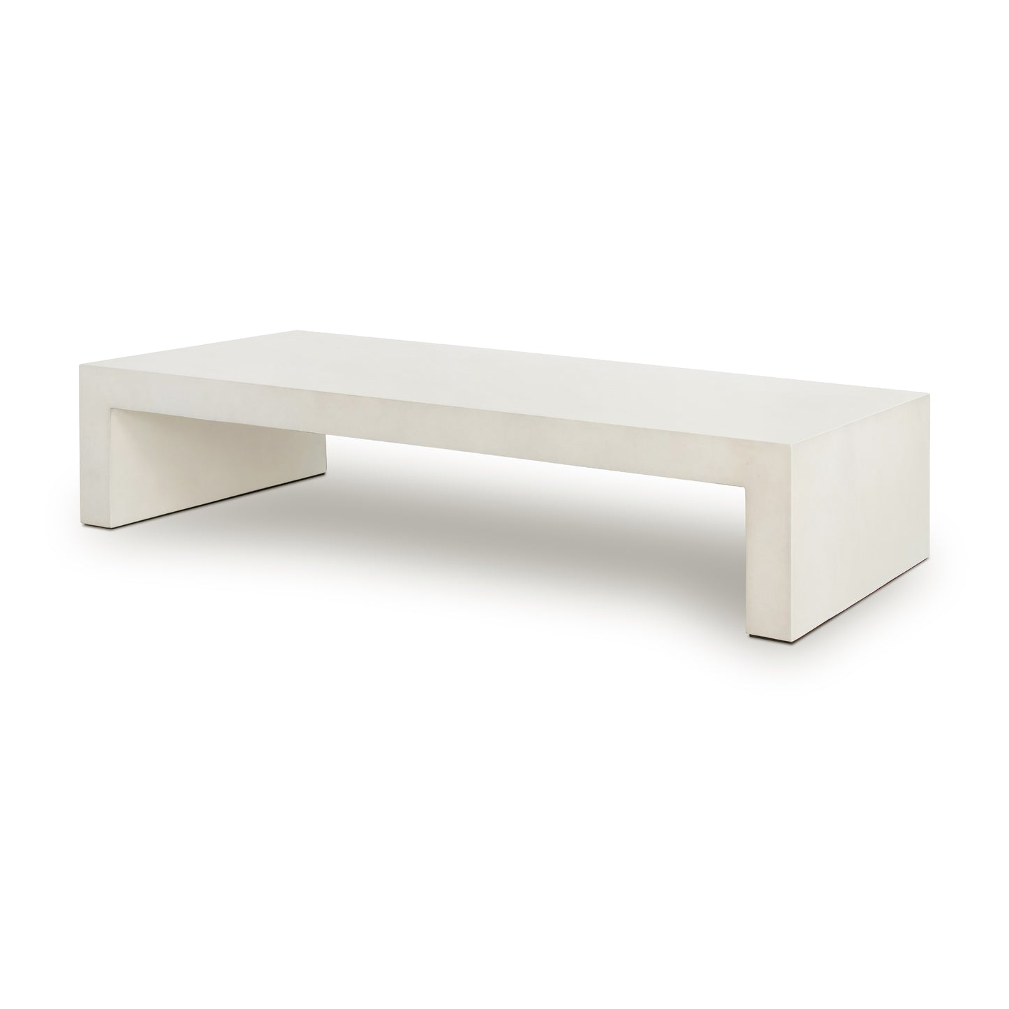 Parish Coffee Table-White Concrete