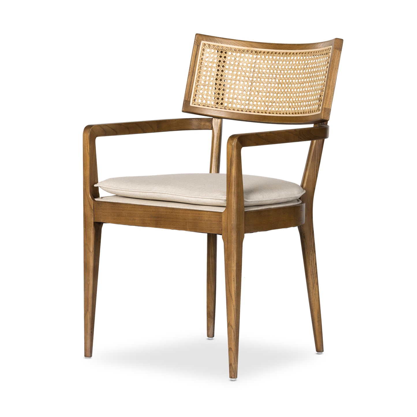 Britt Dining Armchair-Savile Flax
