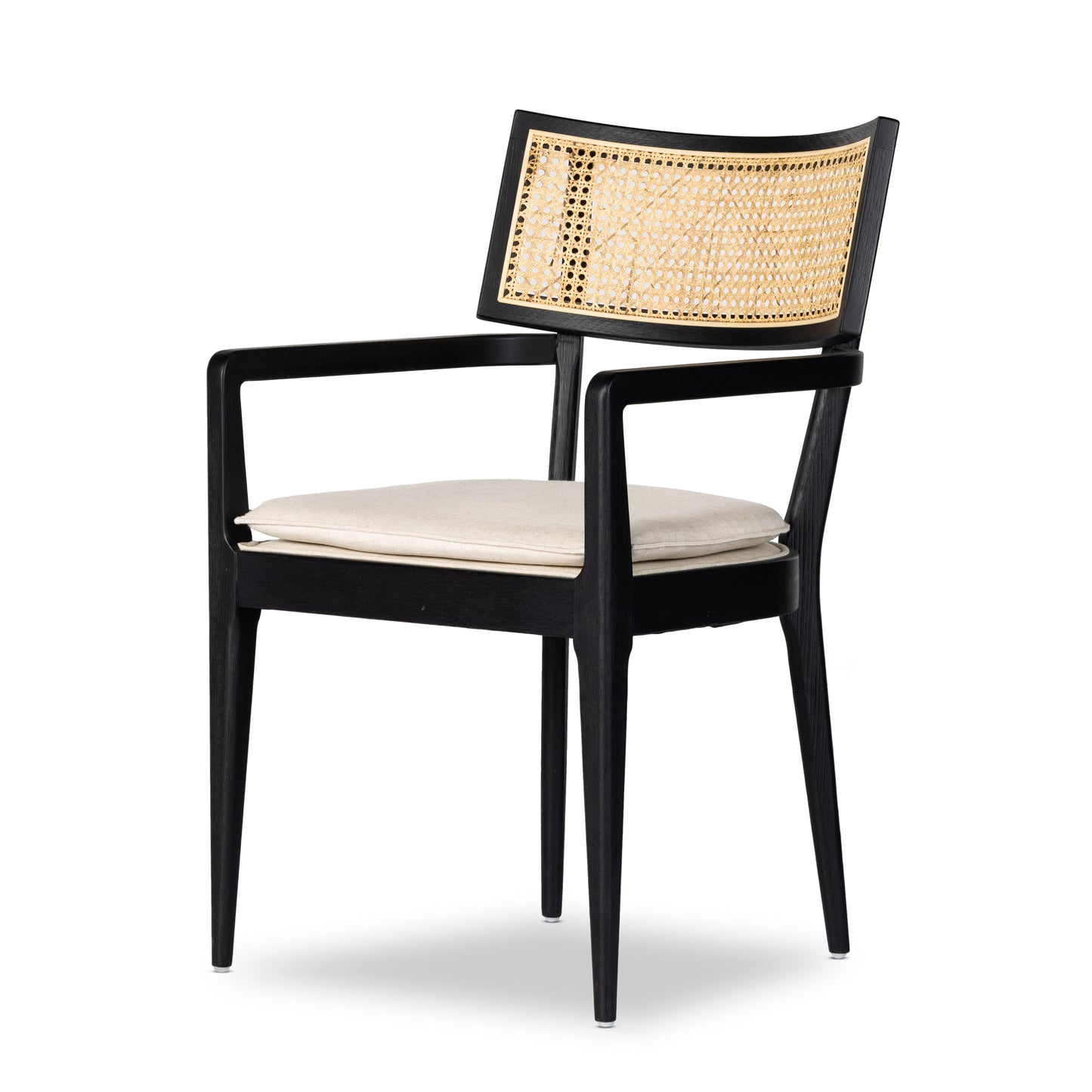 Britt Dining Armchair-Savile Flax