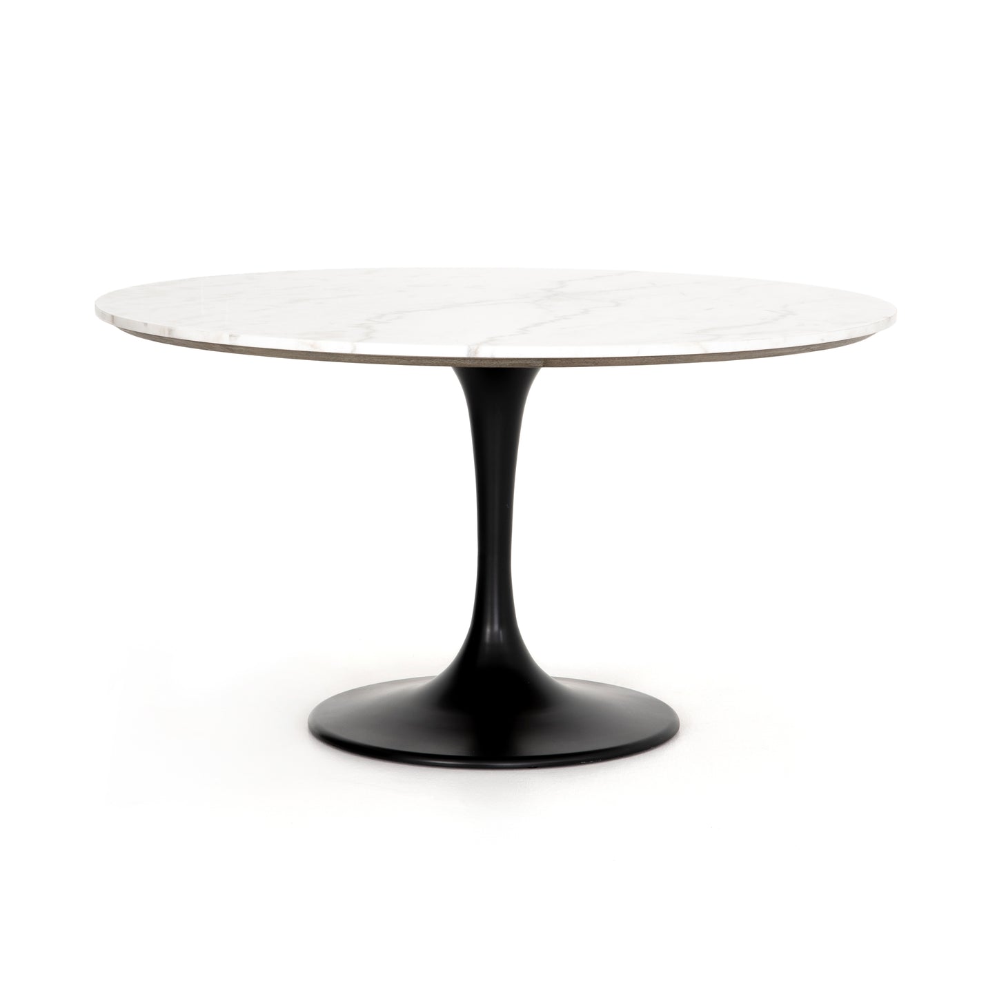 Powell Dining Table-55"-White Marble