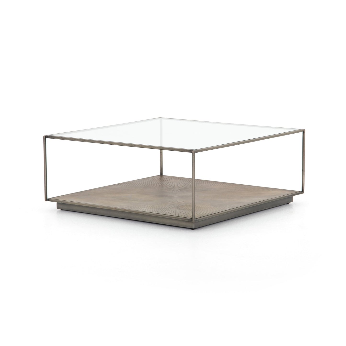 Abel Sunburst Square Coffee Table - Astonishing Home Collection
