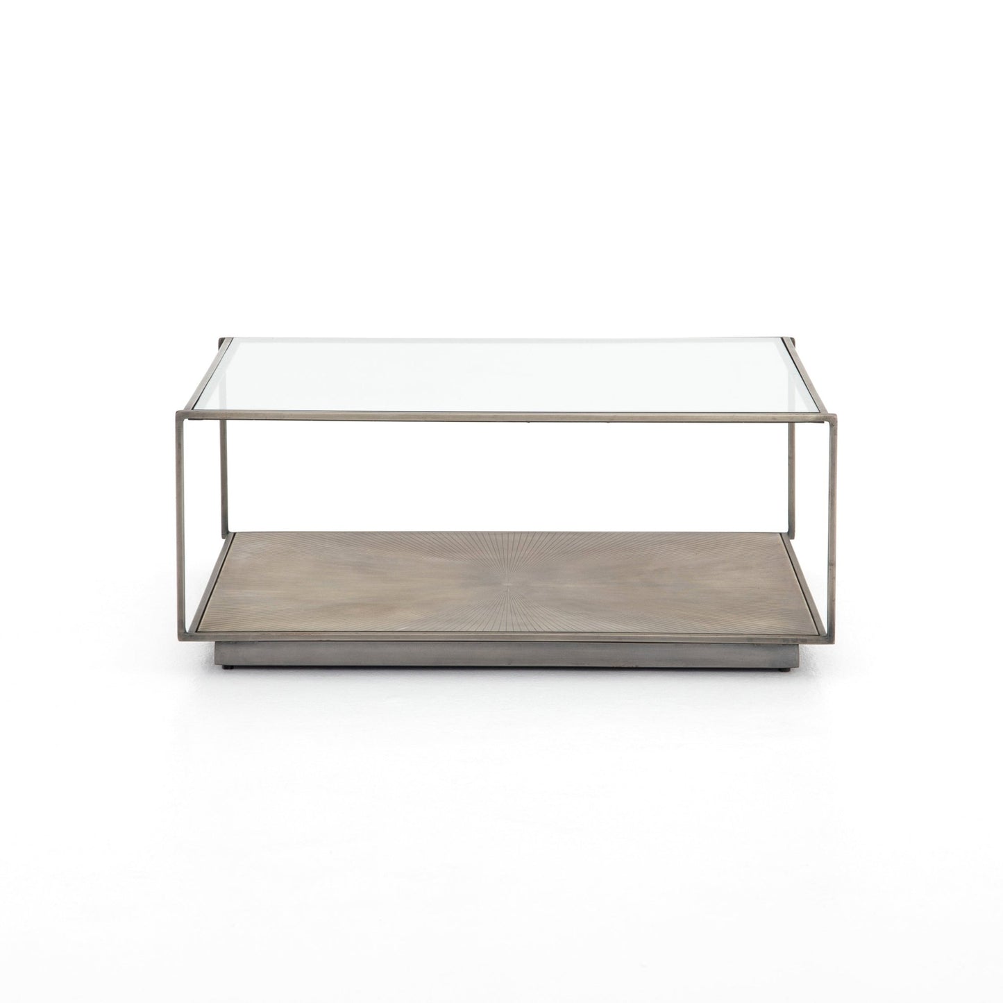 Abel Sunburst Square Coffee Table - Astonishing Home Collection