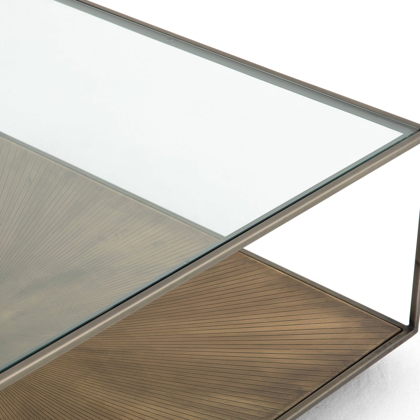 Abel Sunburst Square Coffee Table - Astonishing Home Collection