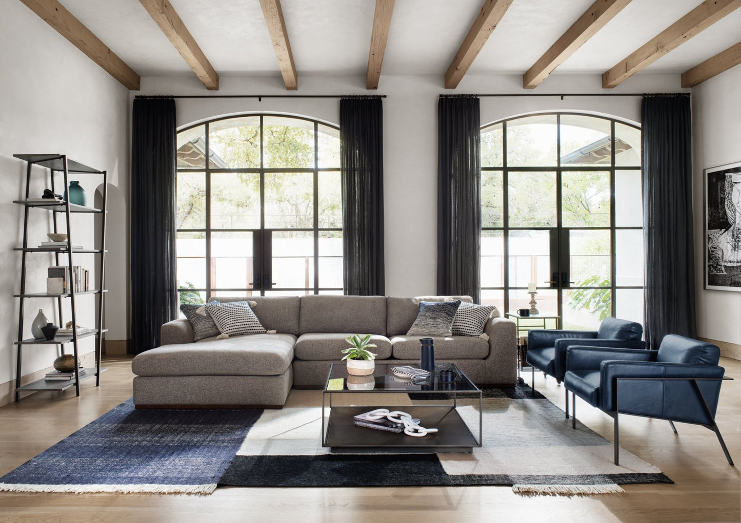 Abel Sunburst Square Coffee Table - Astonishing Home Collection