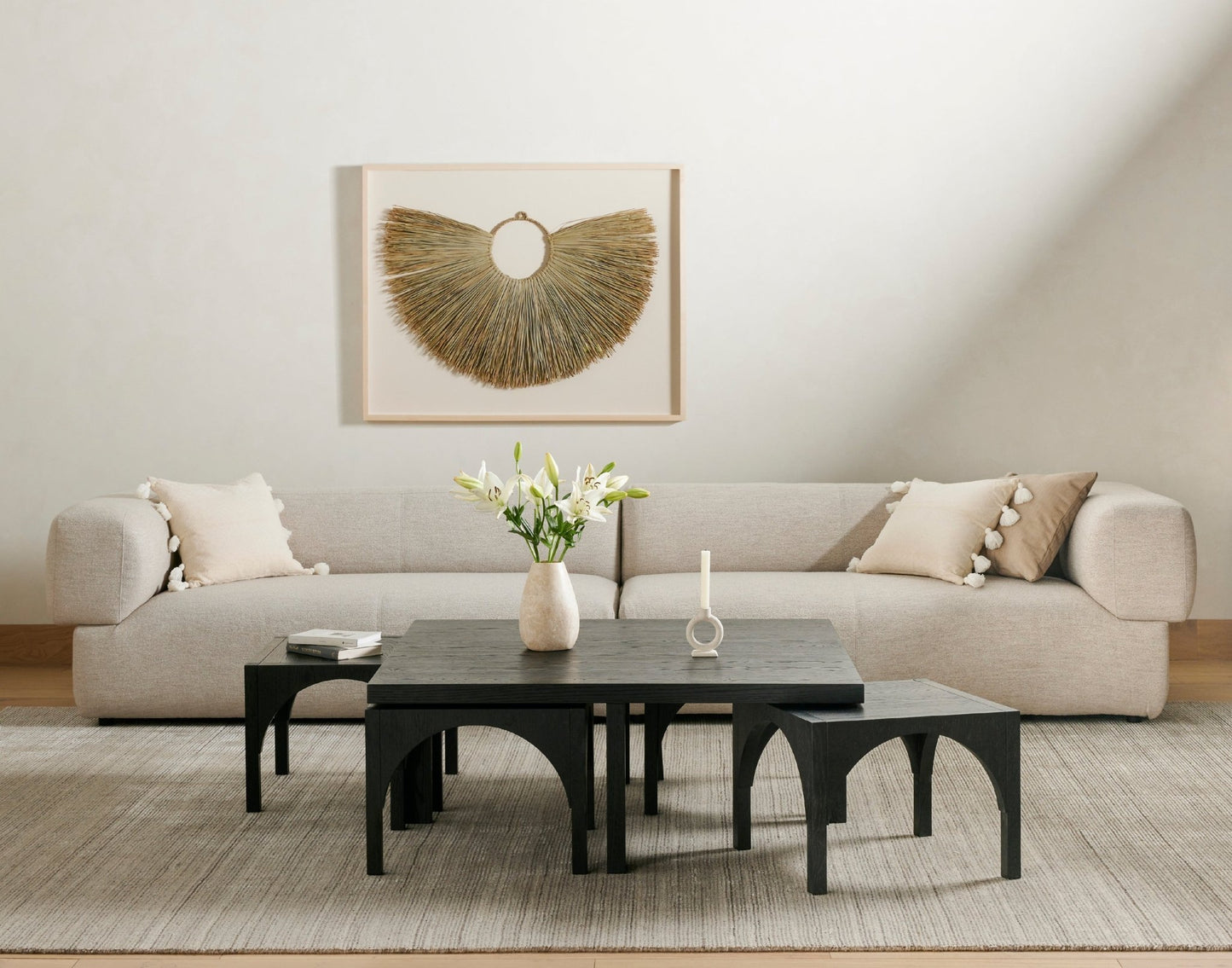 Amara Coffee Table W/Nesting Arch Stls - Astonishing Home Collection