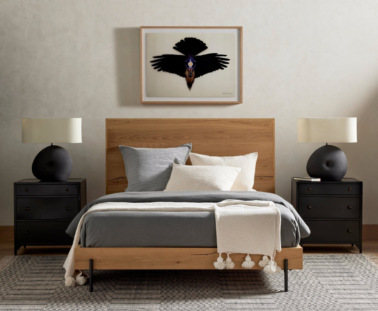 Belmont Storage Nightstand - Astonishing Home Collection