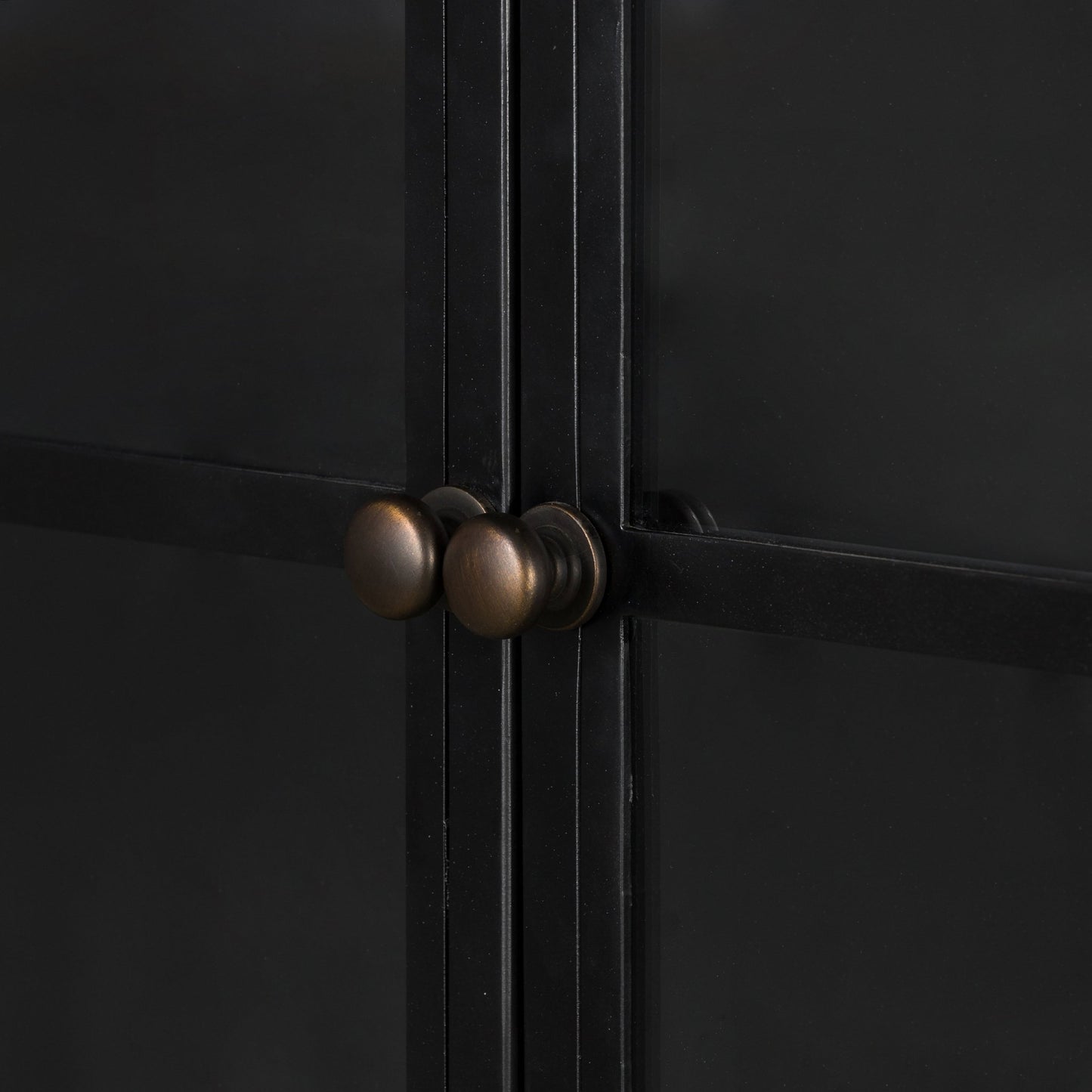 Belmont Wide Metal Cabinet - Astonishing Home Collection