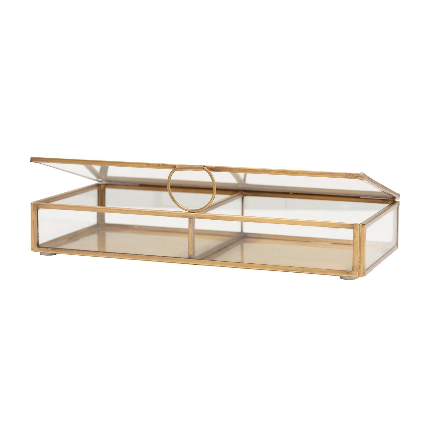 Brass and Glass Display Box - Astonishing Home Collection