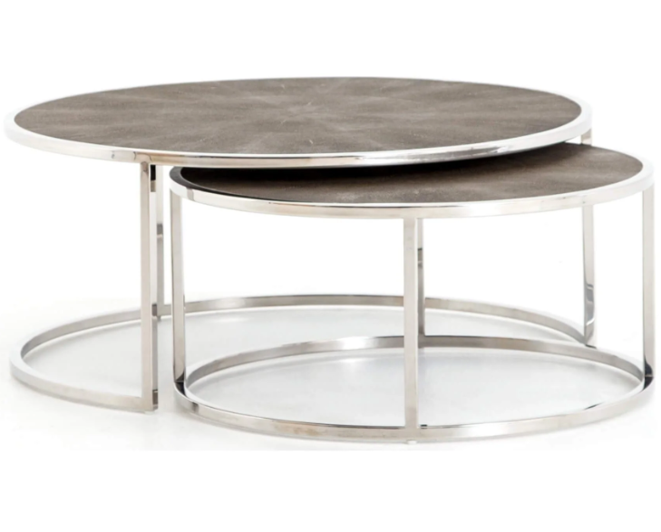 Shagreen Nesting Coffee Table