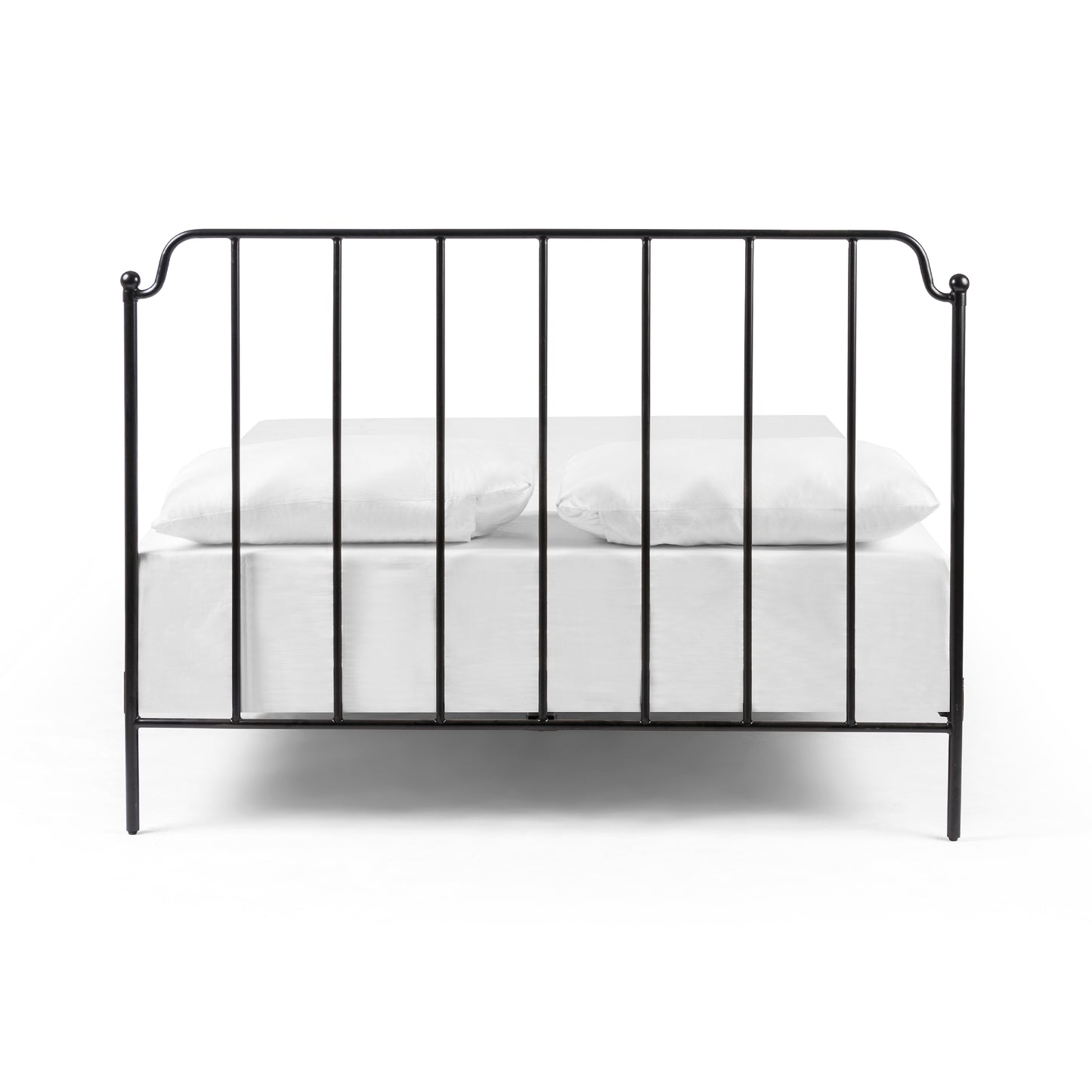 Zara Iron Bed-Midnight Iron-Queen