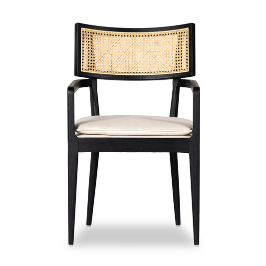 Britt Dining Armchair-Savile Flax