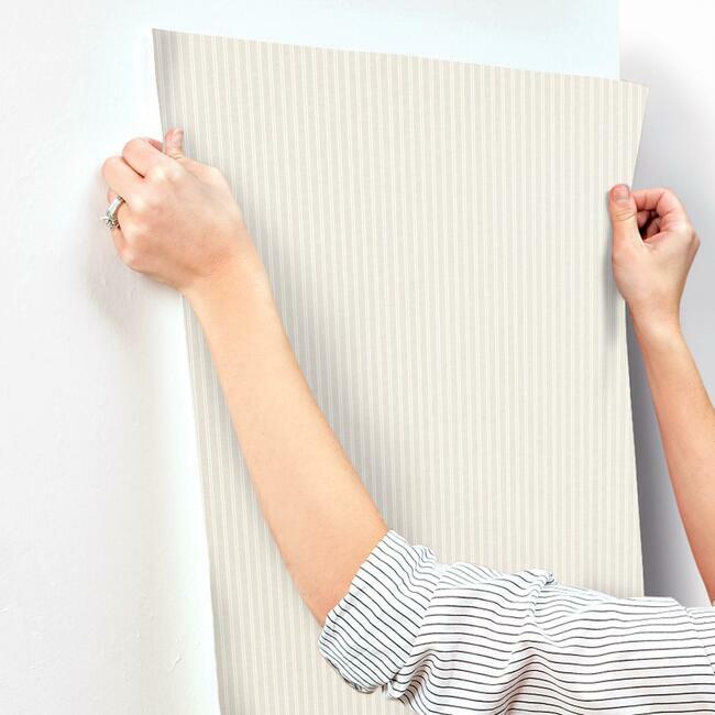 New Ticking Stripe Wallpaper