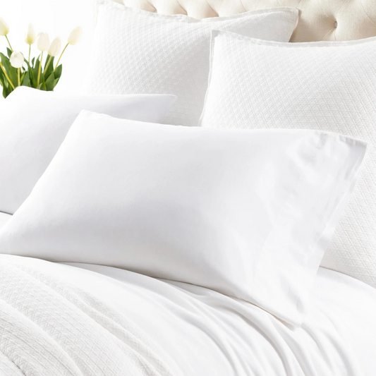 Cozy Cotton White Sheet Set