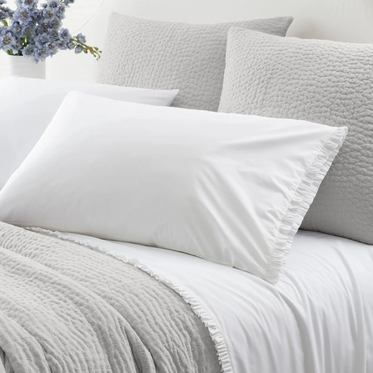Classic Ruffle White Sheet Set