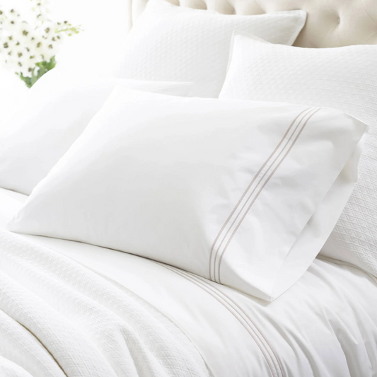 Trio Pearl Grey Core Sheet Set Bundle