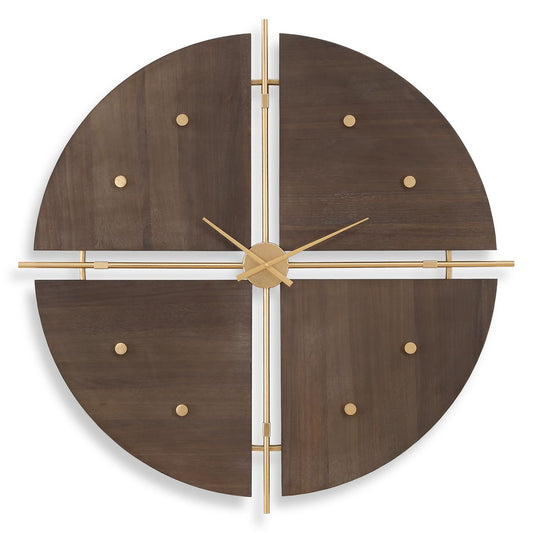 Walnut Elegance Clock