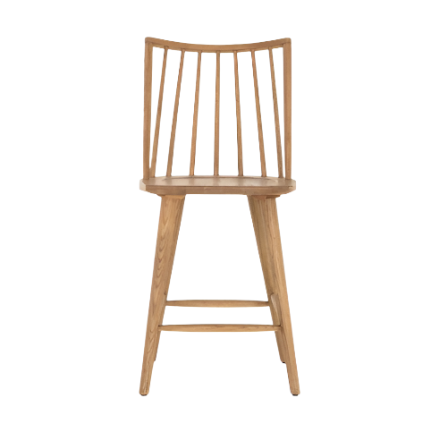 Lewis Windsor Stool-Sandy Oak-Counter